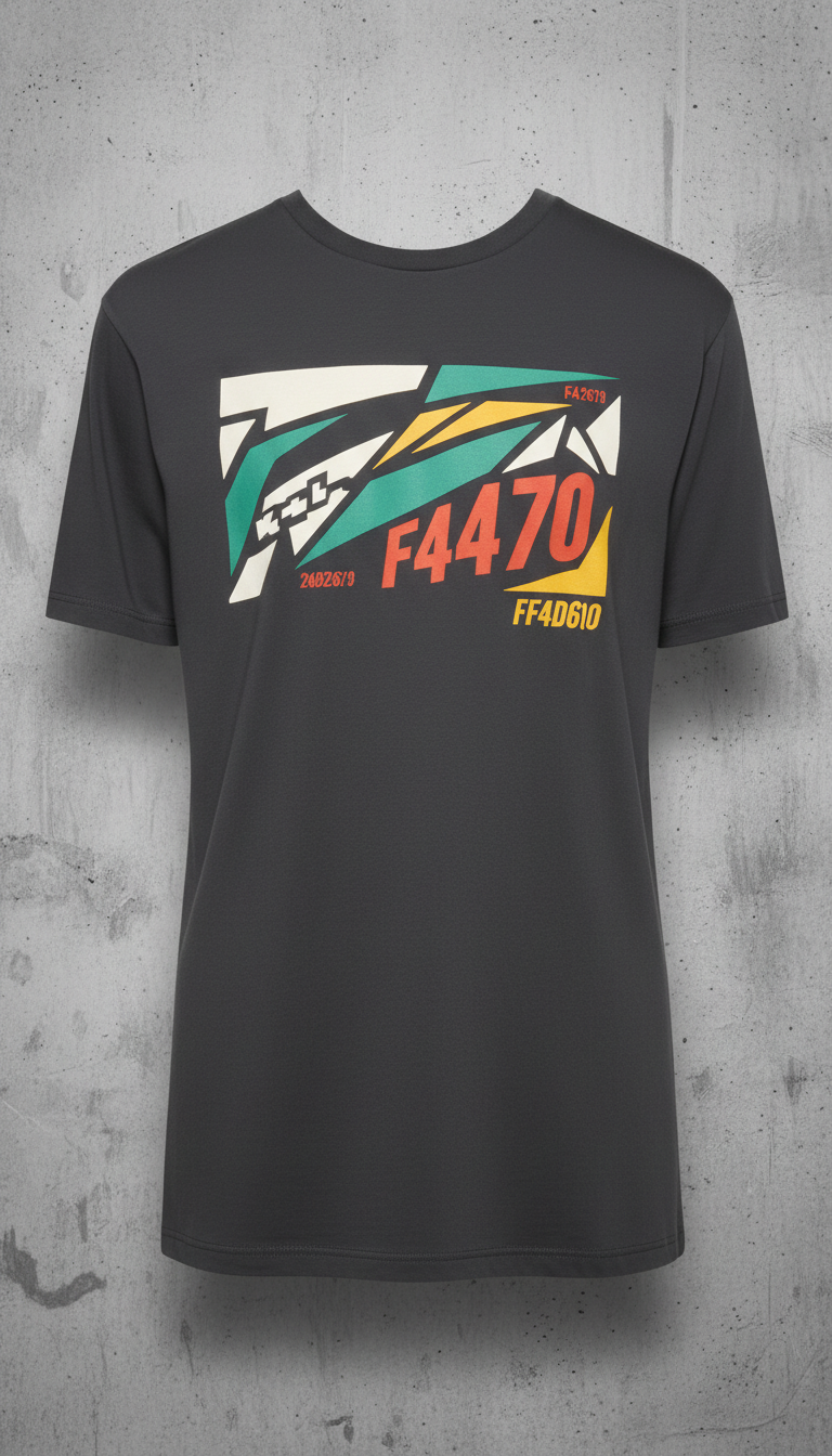 T-shirt Bitume Noir épais