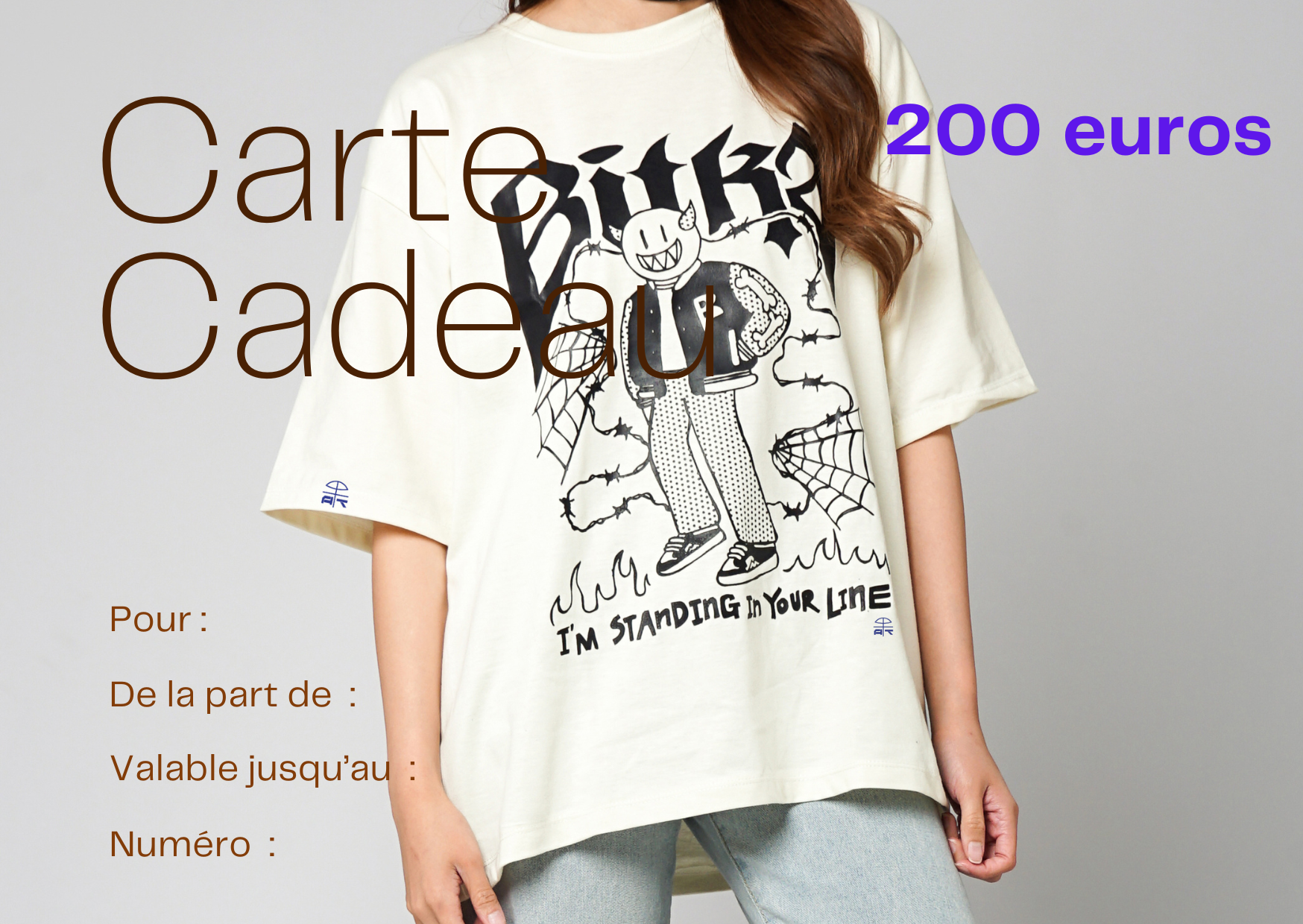 Carte Cadeau 💝 de 50€ à 300 €