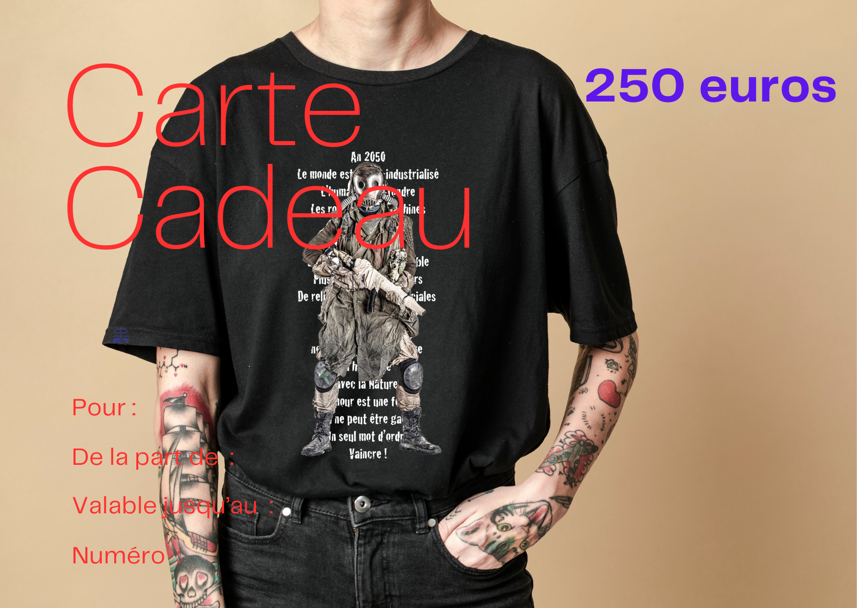 Carte Cadeau 💝 de 50€ à 300 €