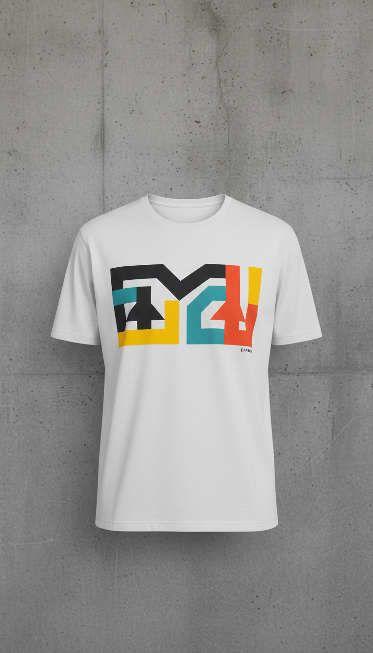 T-shirt Béton Clair sérigraphié